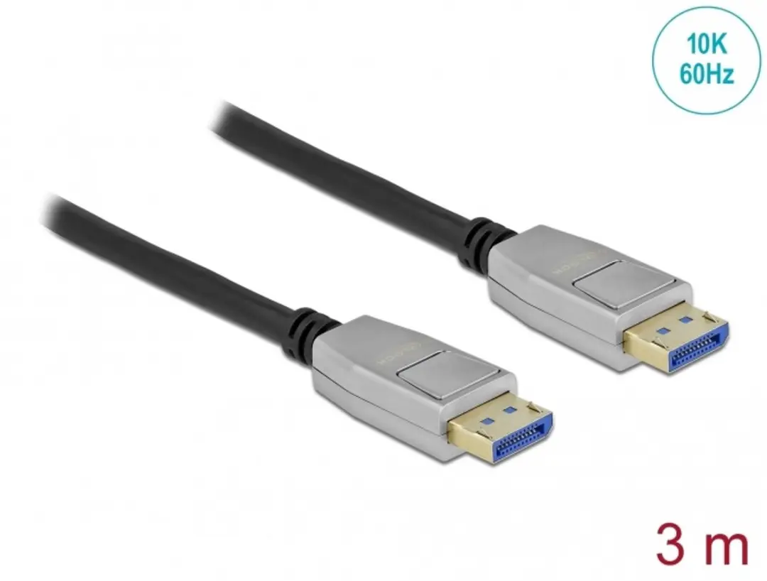 Delock DisplayPort Kabel DP2.1a 3m - 10K 60Hz - UHBR13.5