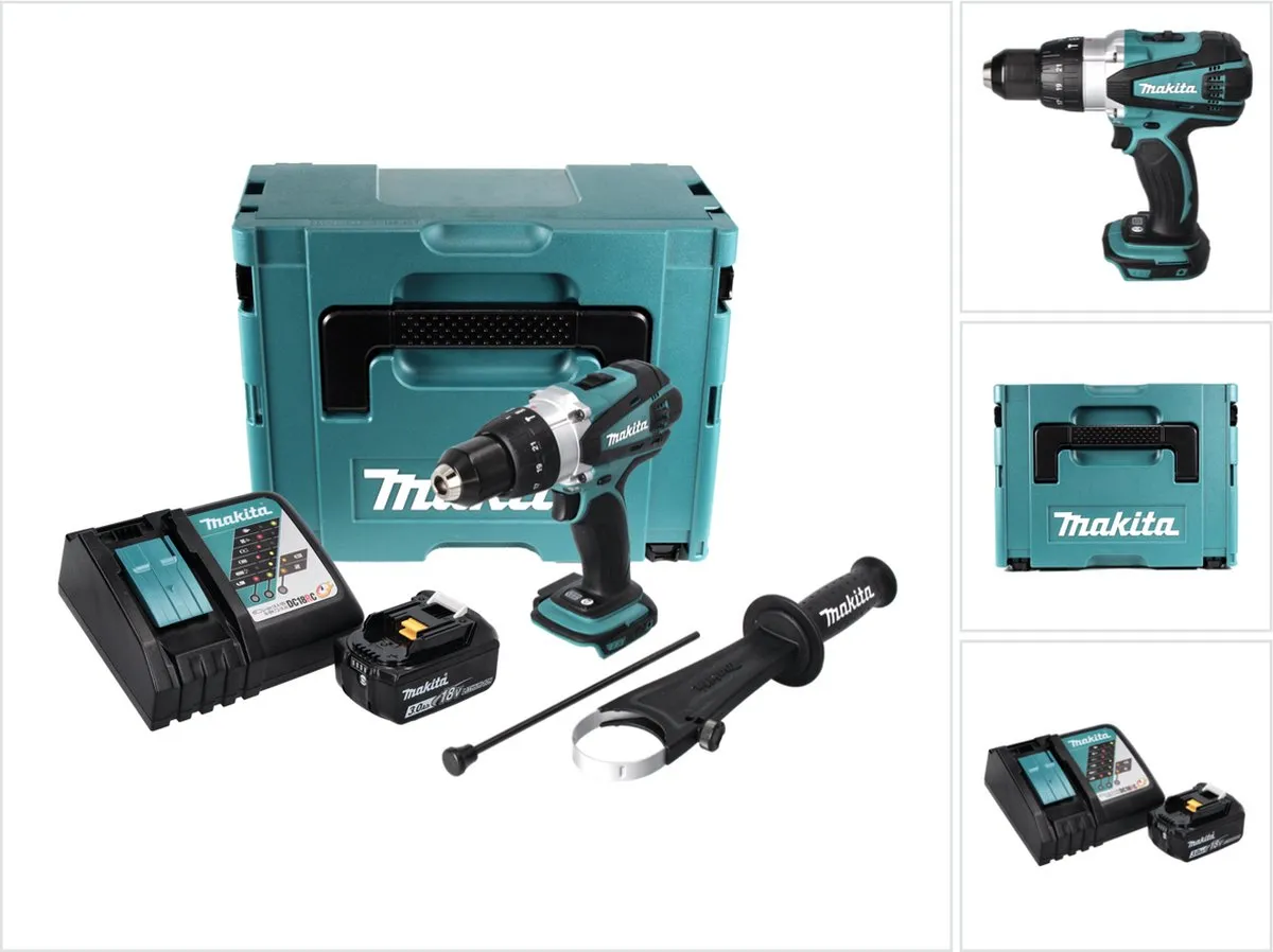 Makita DHP 458 RF1J Klopboormachine 18V