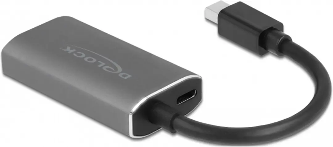 Delock Active Mini DisplayPort 1.4 naar HDMI Adapter 8K - Grijs