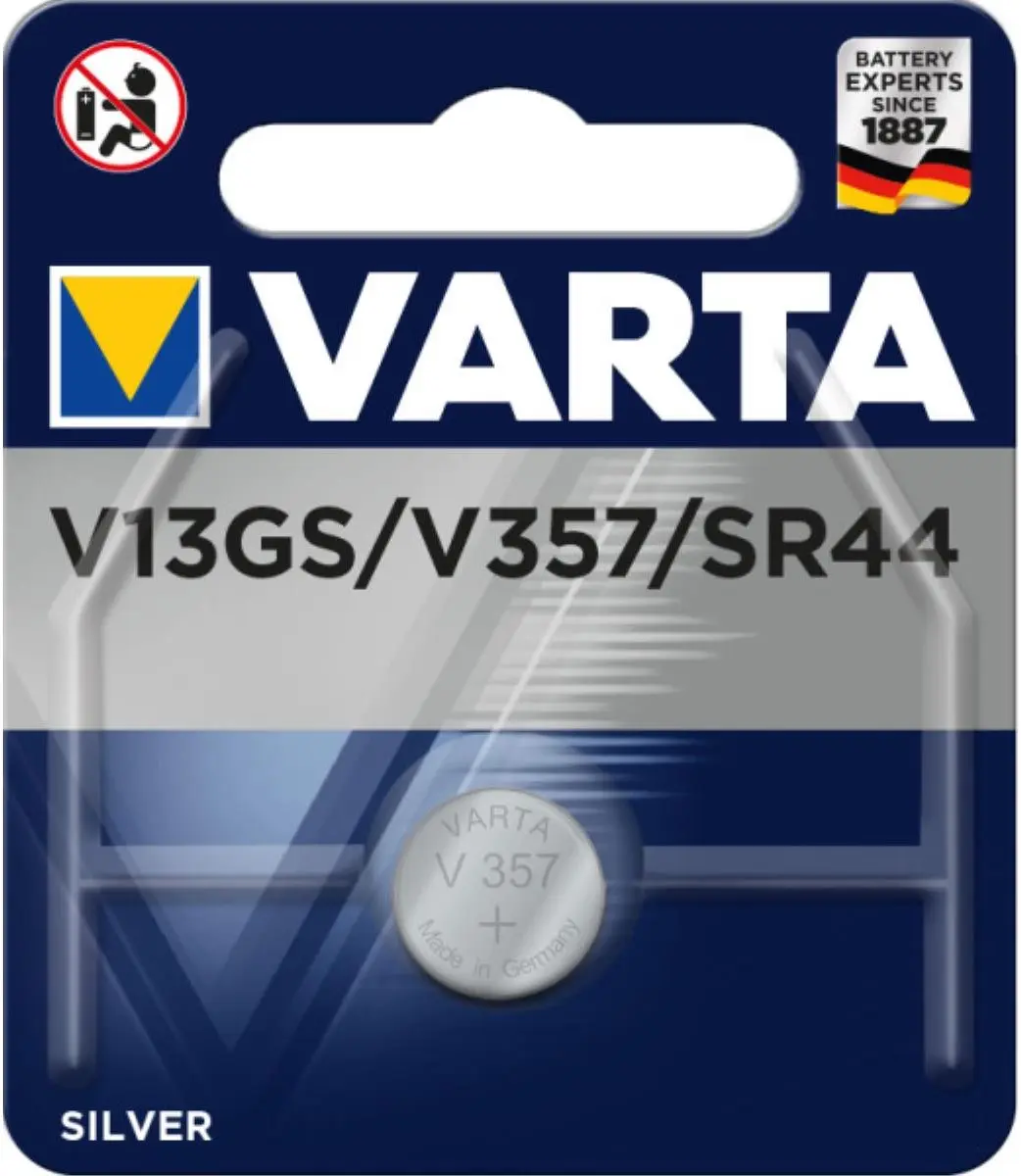 Varta V357 Zilveroxide Knopcelbatterij - SR44
