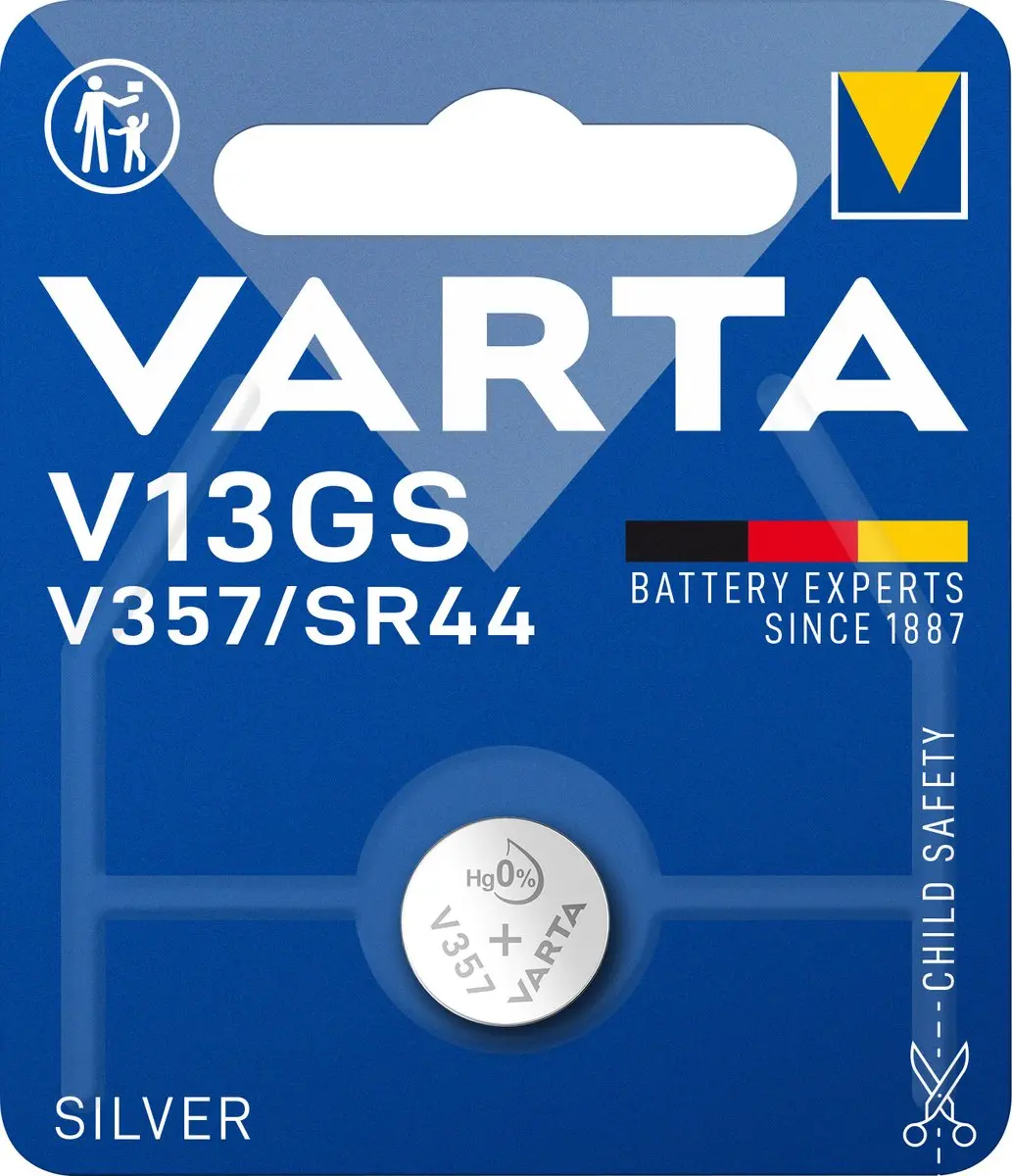 Varta V357 Zilveroxide Knopcelbatterij - SR44