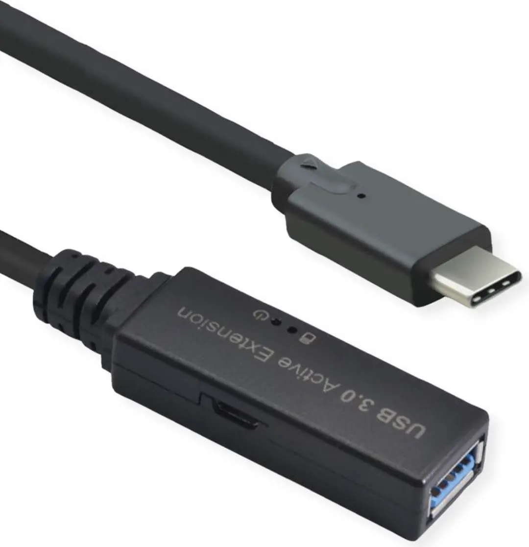Roline USB 3.2 Gen 1 Actieve Repeater Kabel Type A-C - 10m