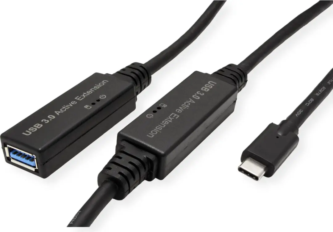 Roline USB 3.2 Gen 1 Actieve Repeater Kabel Type A-C - 10m