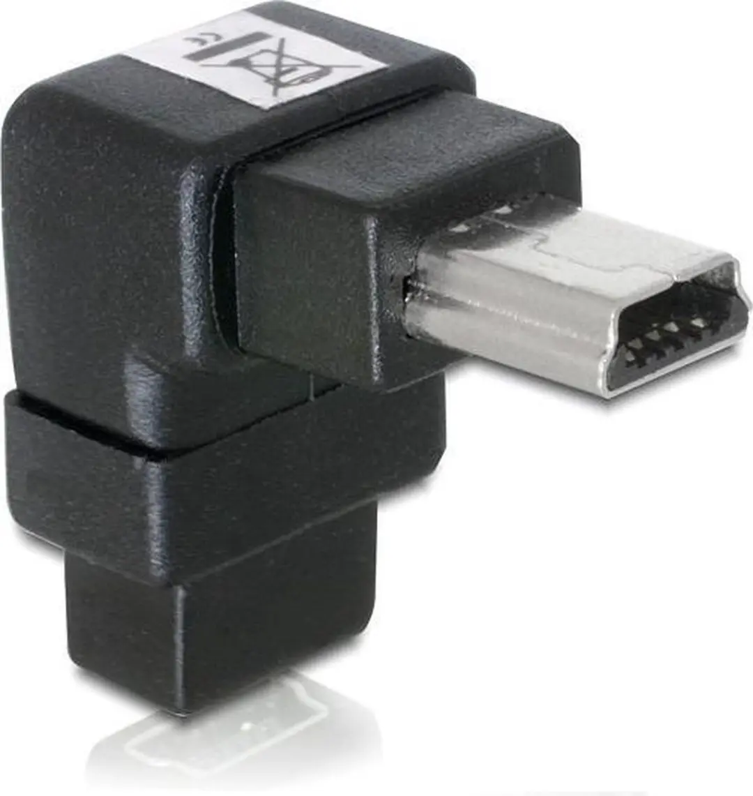 Delock USB Mini B Haakse Adapter - 1 Stuk