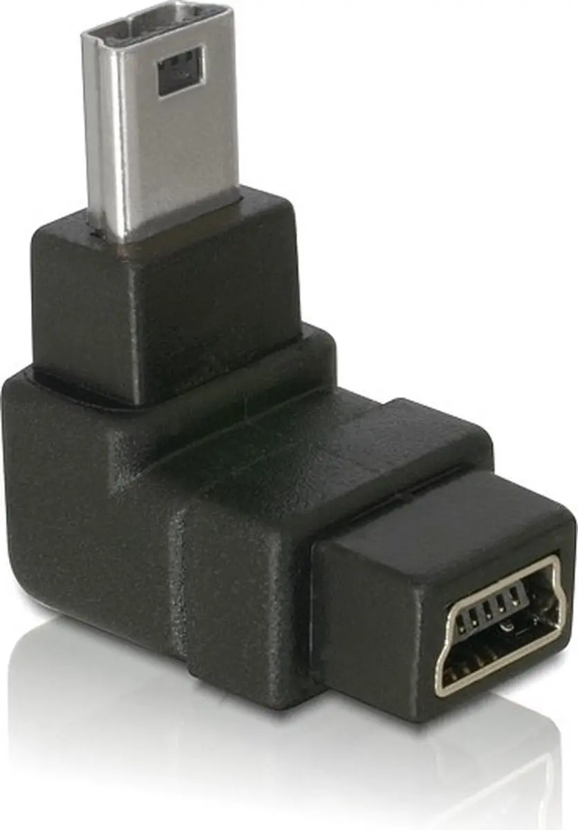 Delock USB Mini B Haakse Adapter