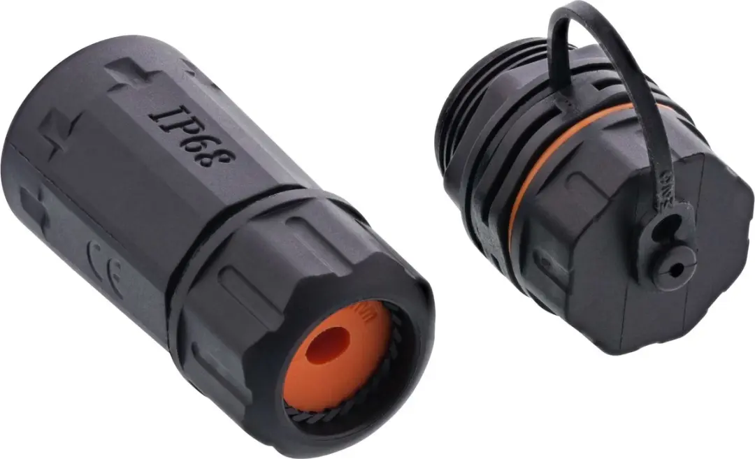 InLine Patchkabel Koppeling RJ45 Cat.6A IP68 - Zwart