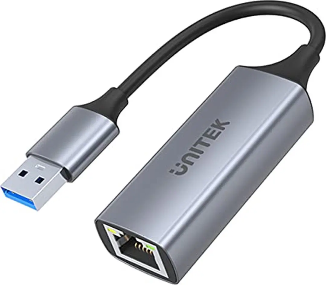 Unitek U1309A USB-A 3.1 naar RJ45 Kabeladapter 1000 Mbps - Transparant