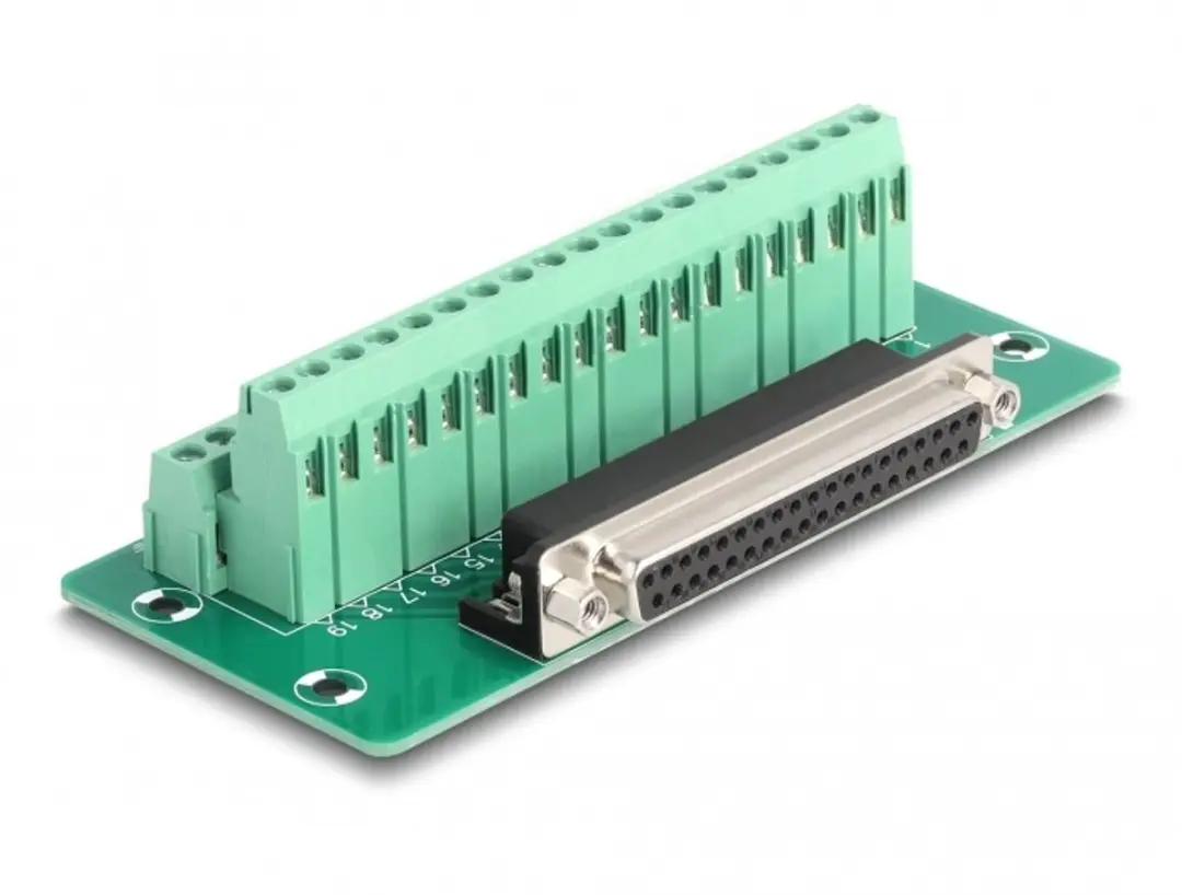 Delock D-Sub 37 Pin Vrouwelijk naar Terminal Block
