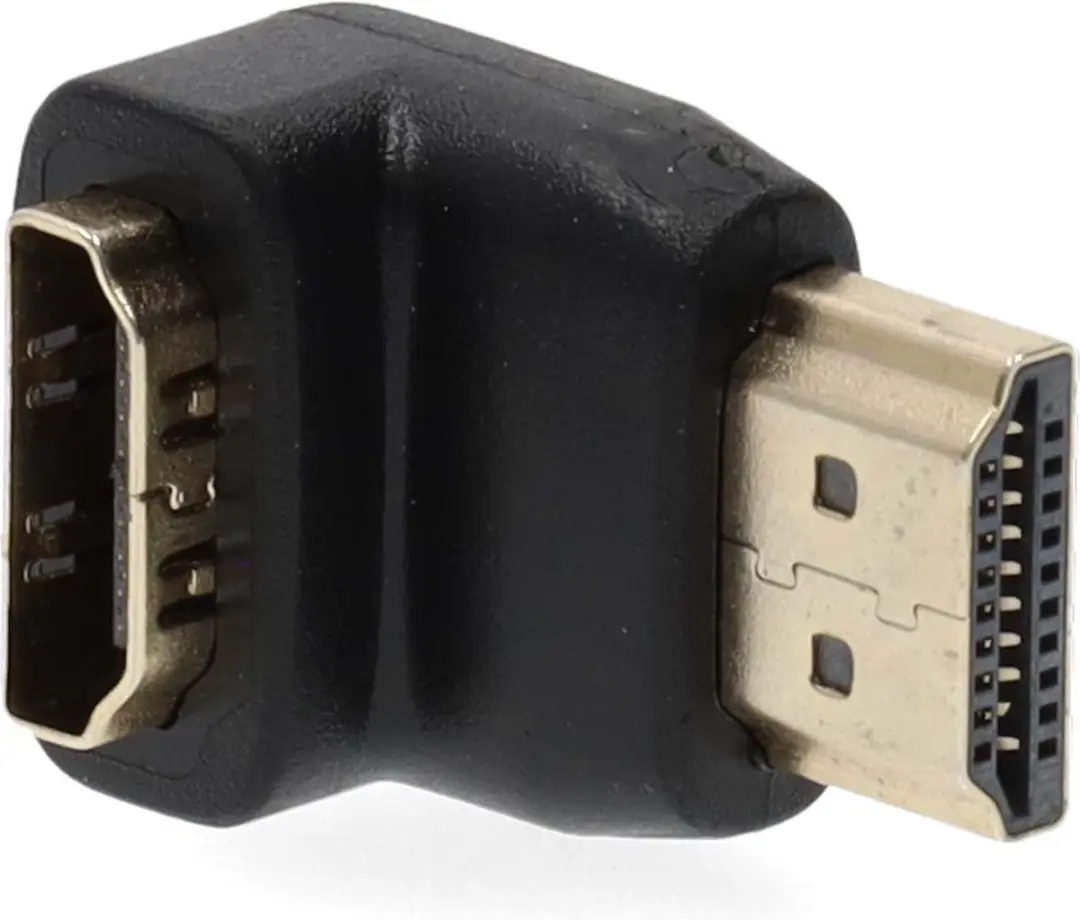 Nedis HDMI Adapter CVGB34901BK - 90° Verguld - Zwart