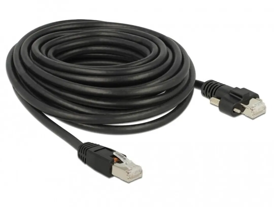 Delock GigE Camera Kabel Cat.6 S/FTP 10m - Zwart