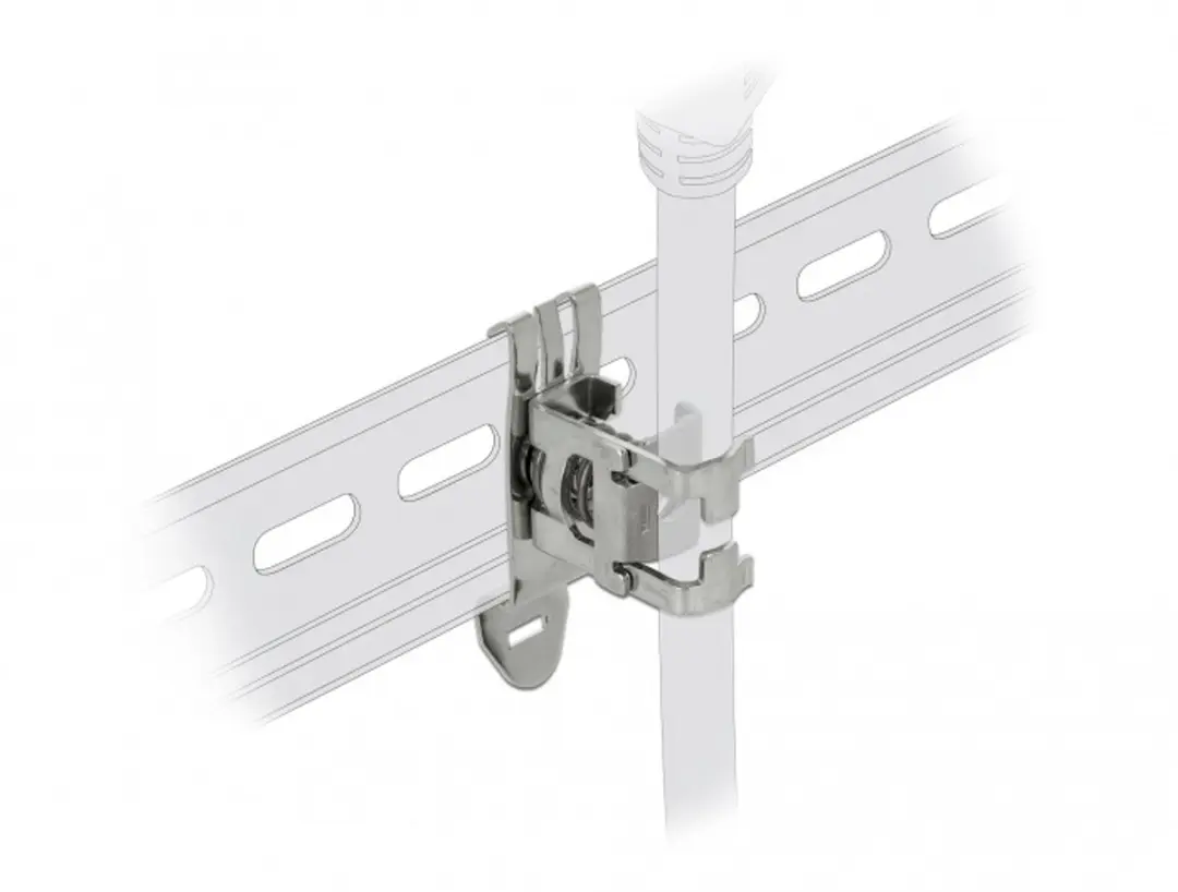 Delock Shield Clamp voor DIN-rail