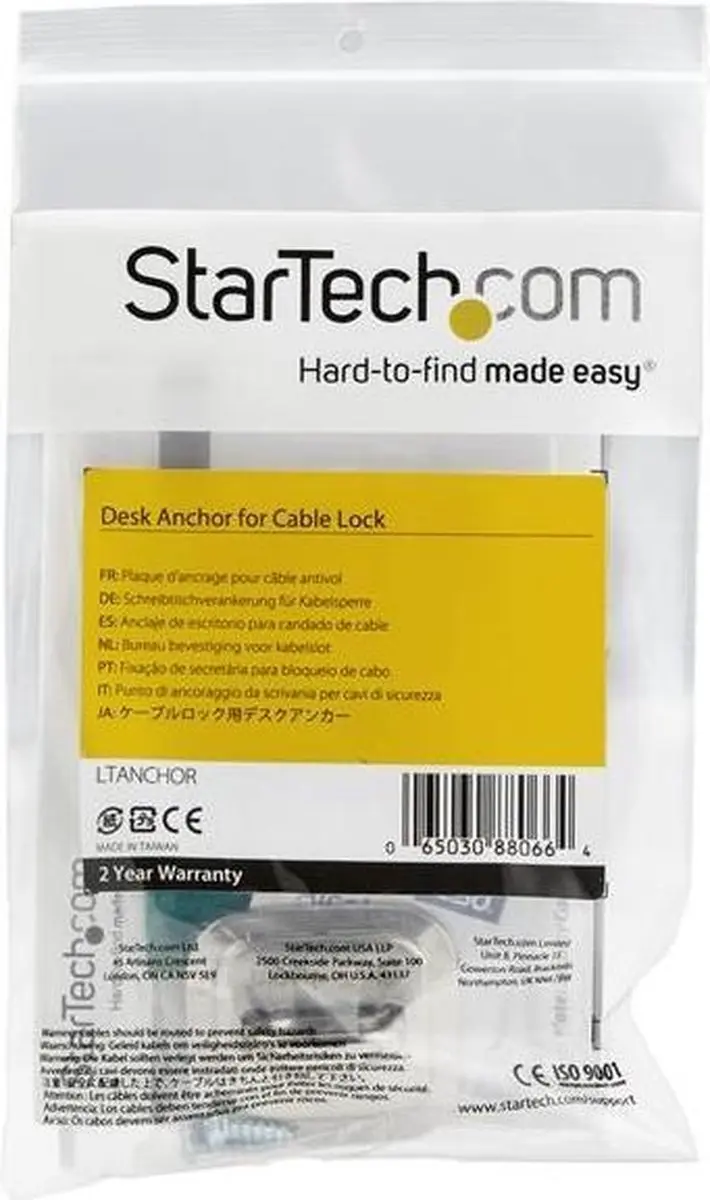 Startech LTANCHOR Security Cable