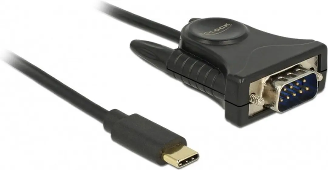 Delock USB-C naar RS232 Adapter 9-pins