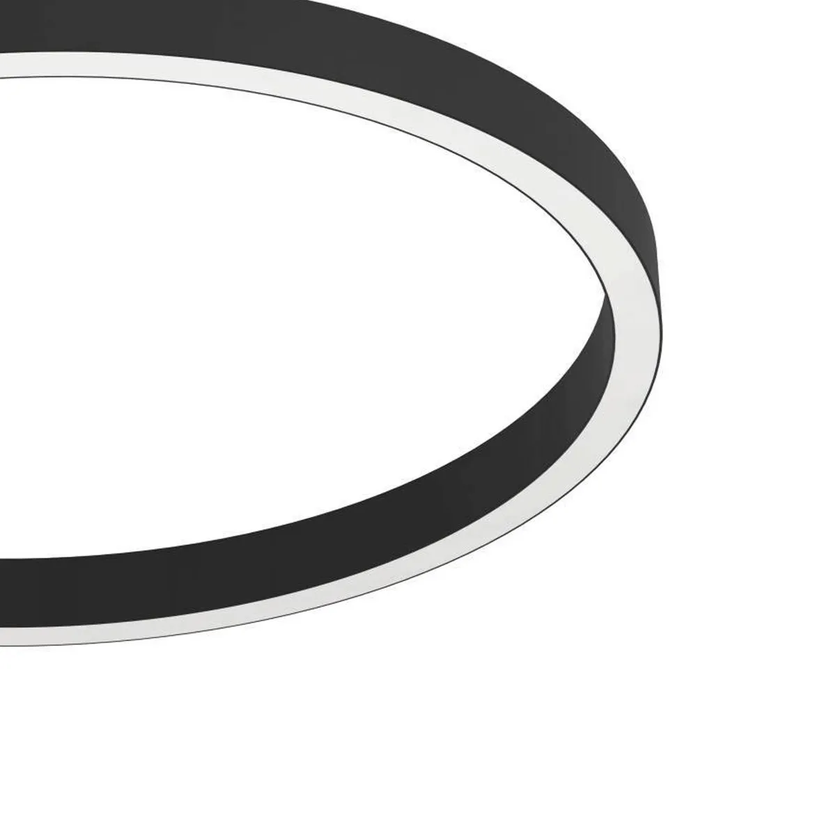 Eglo Amandolo Plafondlamp LED 67,5cm - Zwart/Wit - Dimbaar