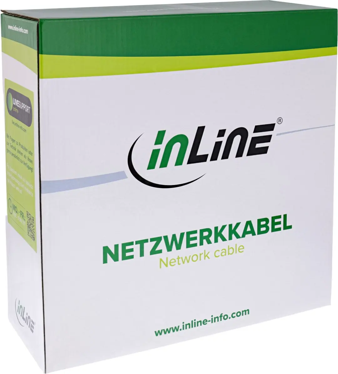 InLine Patchkabel Cat.6A S/FTP 500MHz 100m - Oranje