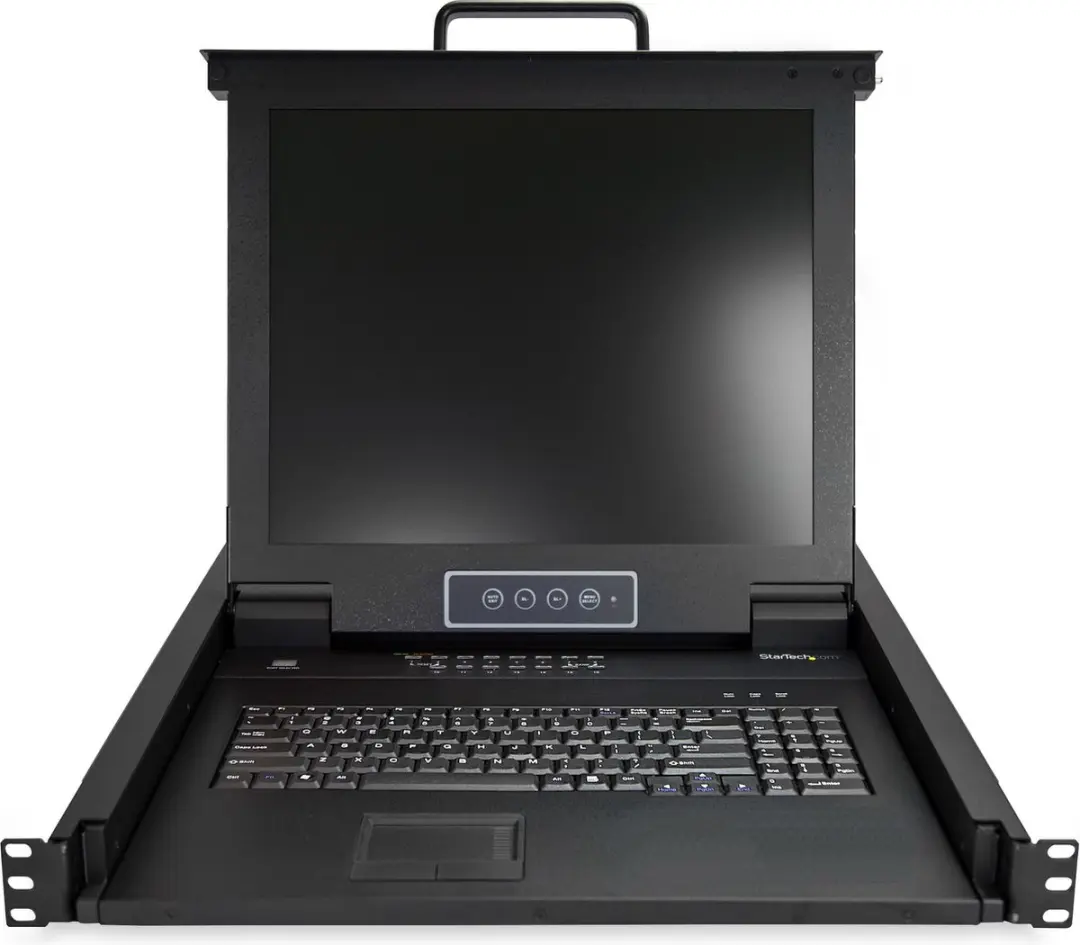 Startech RKCONS1716K KVM Console 17 inch - 16 Poorten - Zwart