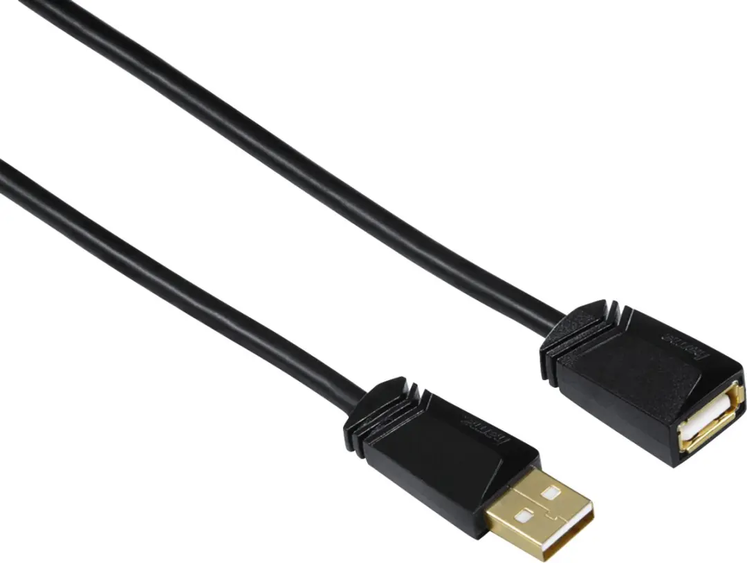 Hama 00125213 USB-kabel USB 2.0 0,75 m USB A Zwart