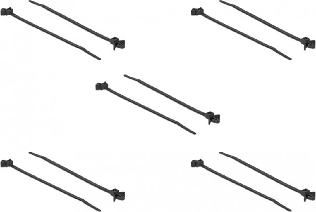 Delock Kabelbinders met Expansieplug 140x4mm - 10 Stuks