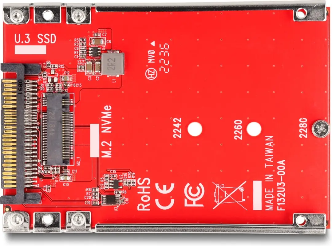 Delock 64228 U.3 naar M.2 NVMe Converter