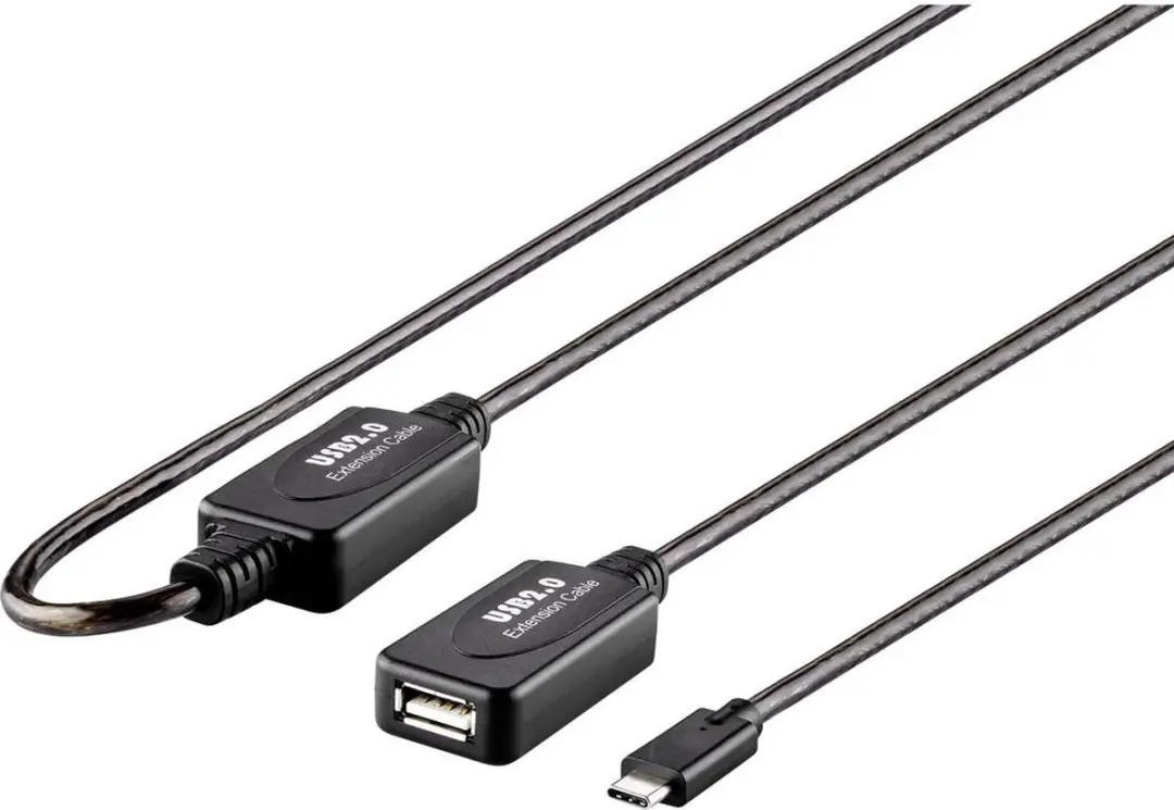 Renkforce RF-4752800 USB-kabel USB-C naar USB-A 7.5m - Zwart