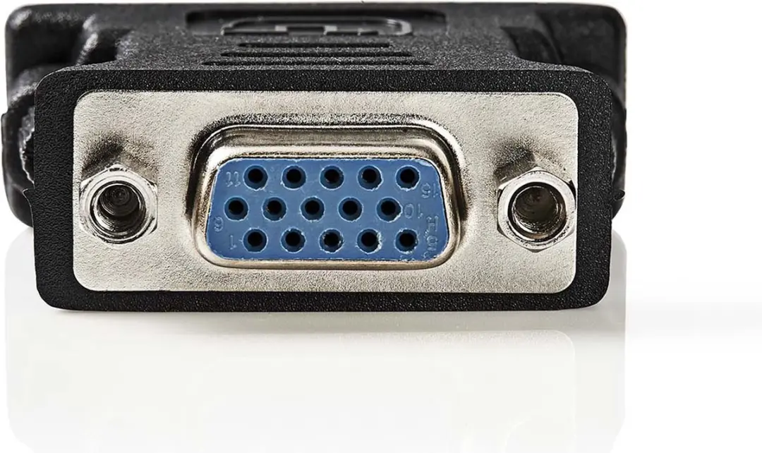 Nedis DVI-I naar VGA Adapter CCGB32900BK - Zwart