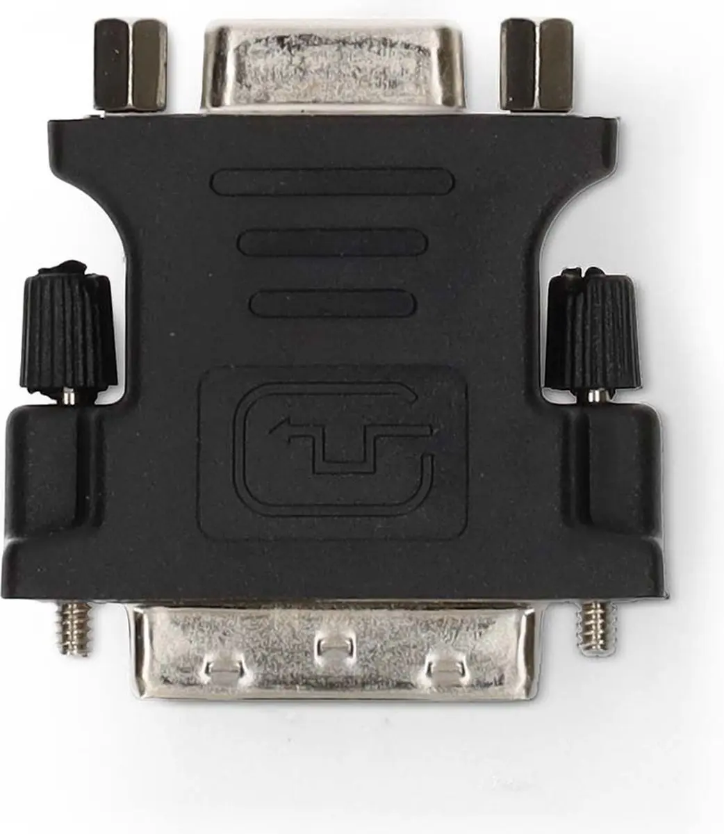 Nedis DVI-I naar VGA Adapter CCGB32900BK - Zwart