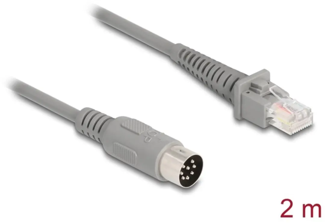 Delock RJ50 naar DIN 8 Pin Kabel