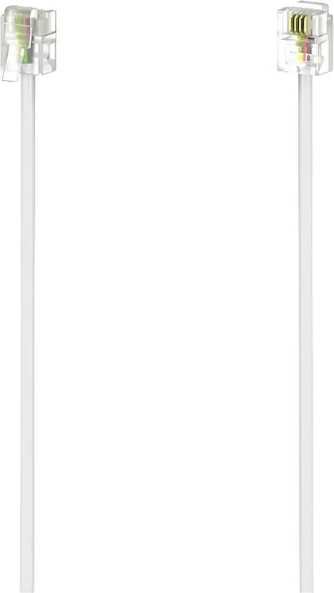 Hama Telefoon Aansluitkabel RJ10 3m - Zwart