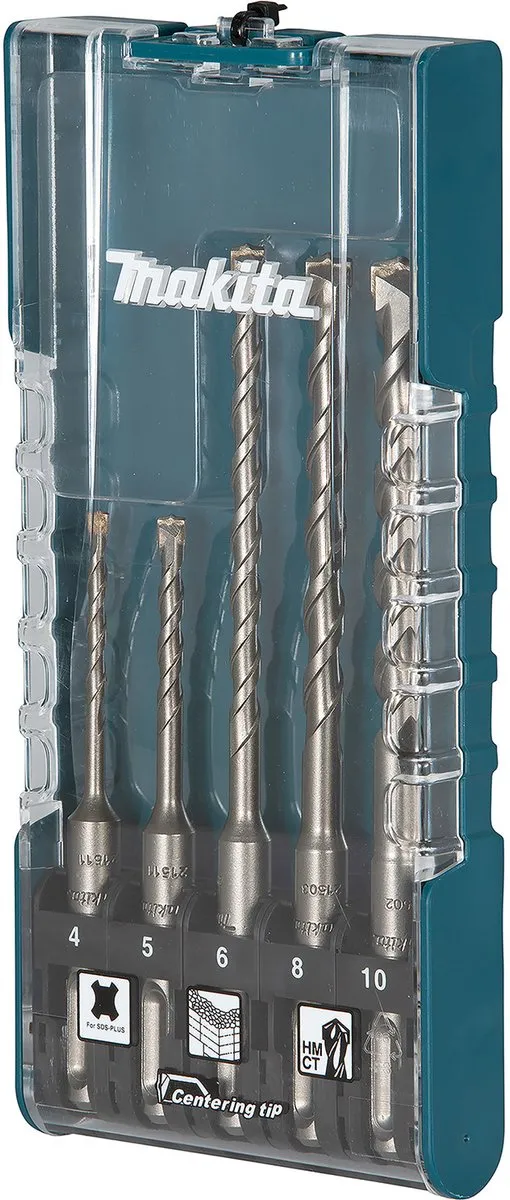 Makita SDS-Plus Betonboren Set 5-delig Ø4-10mm