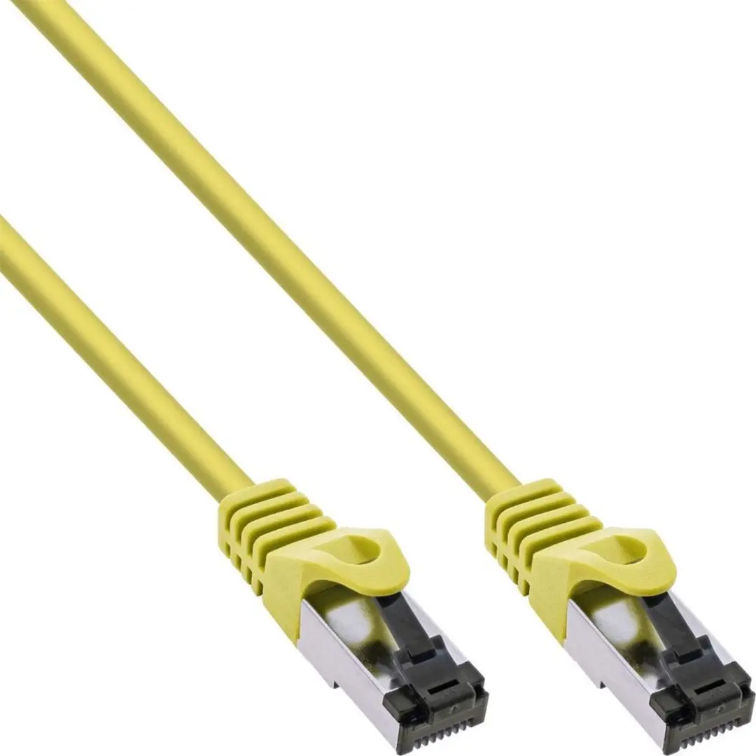 InLine S/FTP CAT8.1 Netwerkkabel 40Gbps - Geel - 0,5m