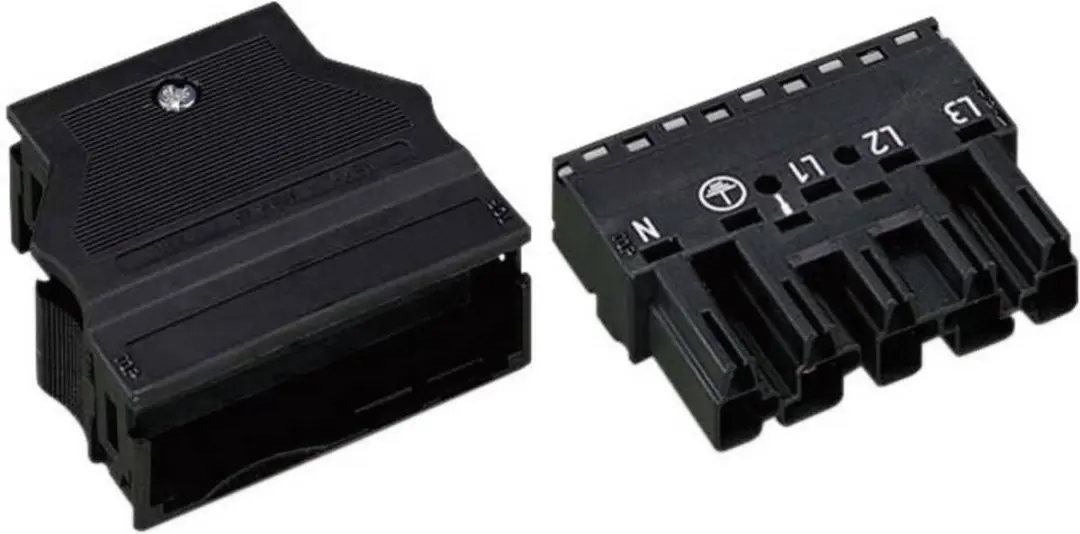 WAGO 770-115/K010-165 Netstekker WINSTA MIDI - 4+PE 25A - Zwart - afbeelding 6 van 6