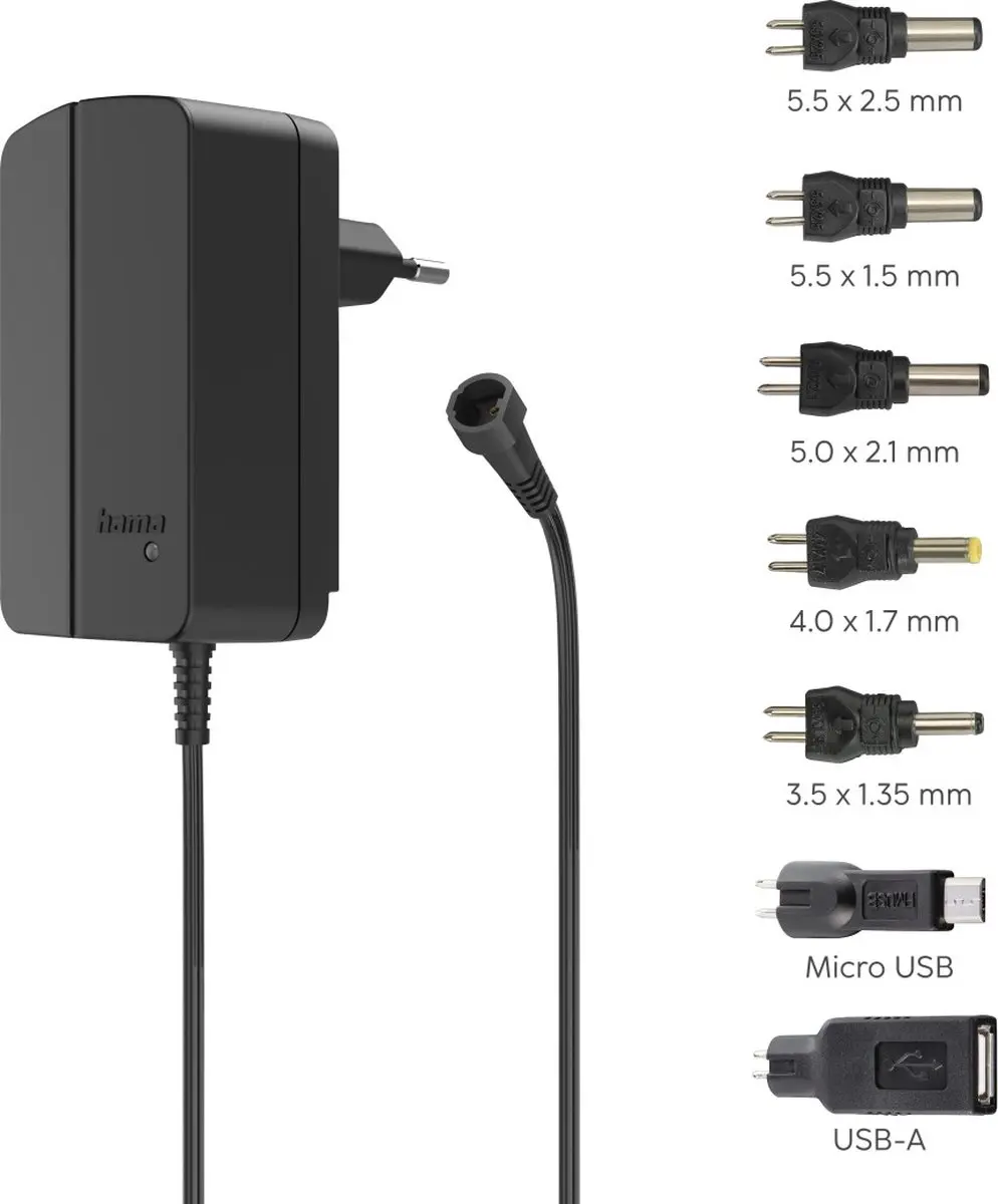 Hama 00223617 Instelbare Stekkernetvoeding 27W