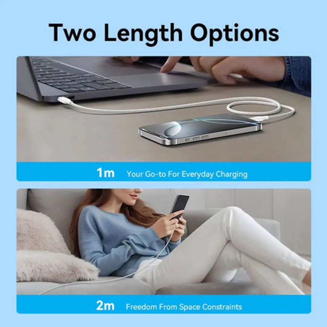Vention USB-C naar USB-C Kabel 240W 2m - Zwart