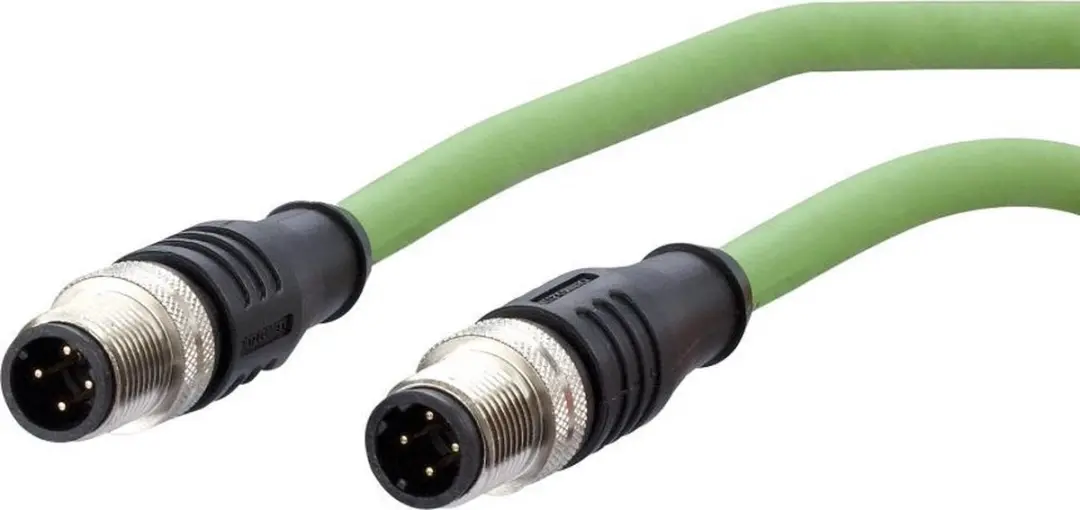 Metz Connect 142M1D11010 M12 Netwerkkabel CAT 5e SF/FTP 1m