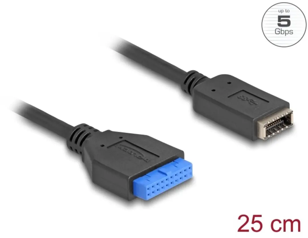Delock USB 5Gbps Pin Header female naar USB Type-E Key A