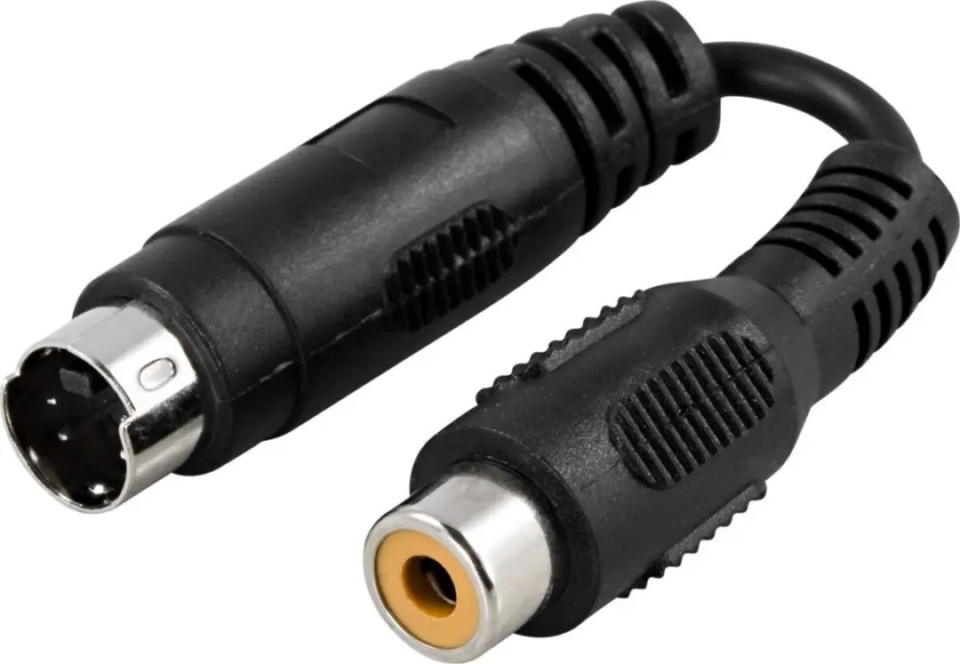 Deltaco AA-10 Mini DIN naar RCA Adapter