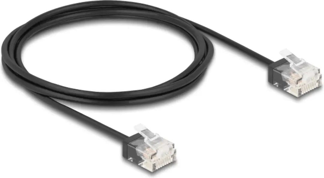 Delock RJ45 Cat.6 UTP Kabel 2m - Zwart