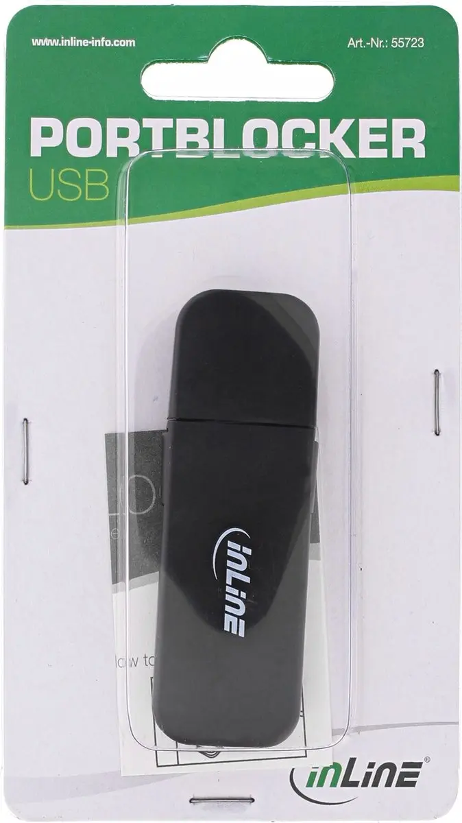 InLine USB Poortslot Sleutel - 4 Stuks
