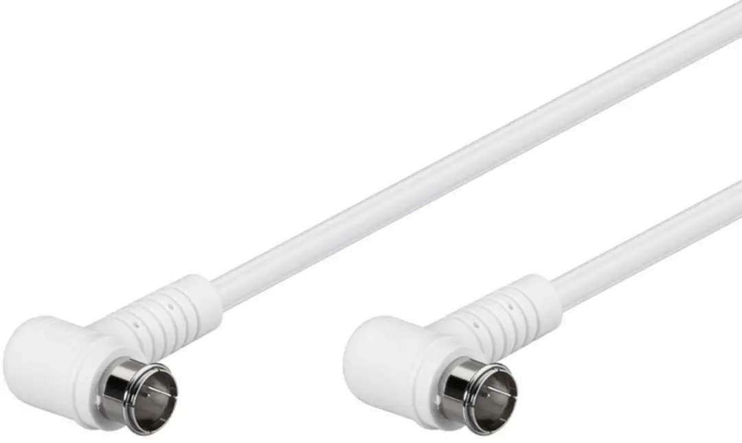 Goobay Angled SAT Antennekabel 80dB - 3,5m - 10 Stuks