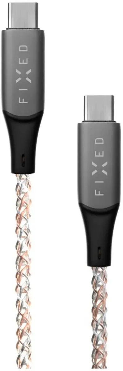 Fixed FIXDLED-CC-RA USB-C Kabel 1,2m - 60W - Meerkleurig