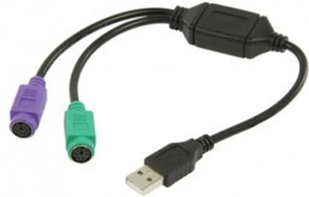 Nedis 2-in-1-Kabel CCGB60830BK03 - USB 2.0 - 0,3m - Zwart