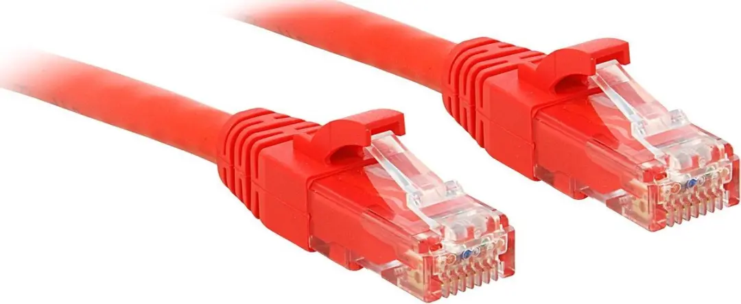 Lindy CAT 6 Patchkabel 30cm Rood