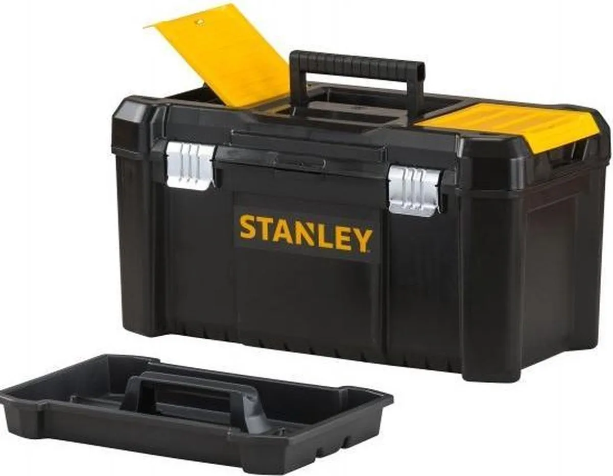 Stanley Essential TB Set STST1-75772 - 2 Koffer 48cm & 32cm - Zwart/Geel