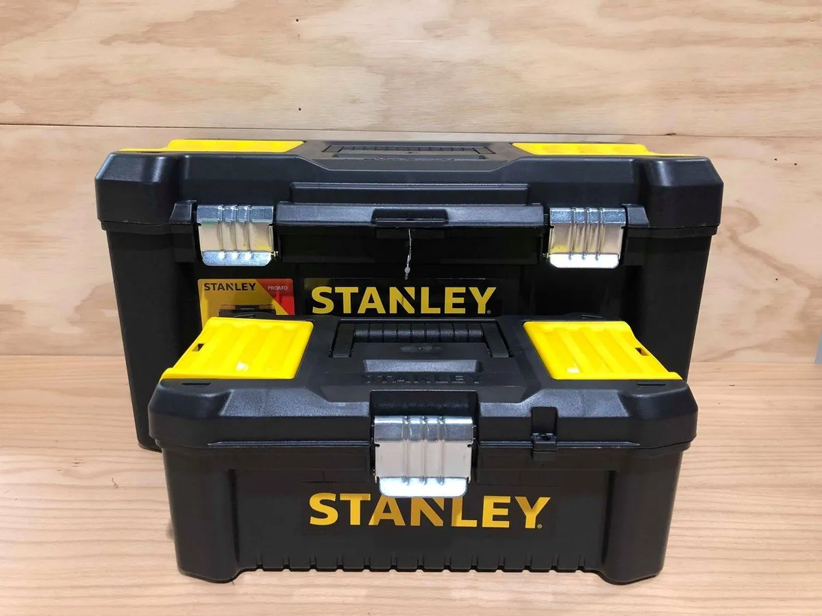 Stanley Essential TB Set STST1-75772 - 2 Koffer 48cm & 32cm - Zwart/Geel