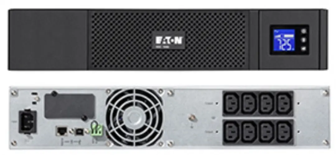 Eaton 5SC1000IR UPS - 1000VA 700W Rackserver - 8 Stopcontacten - Zwart