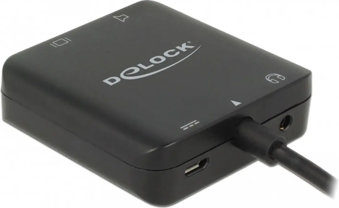 Delock HDMI Audio Extractor 63276 - 4K 60Hz - Zwart