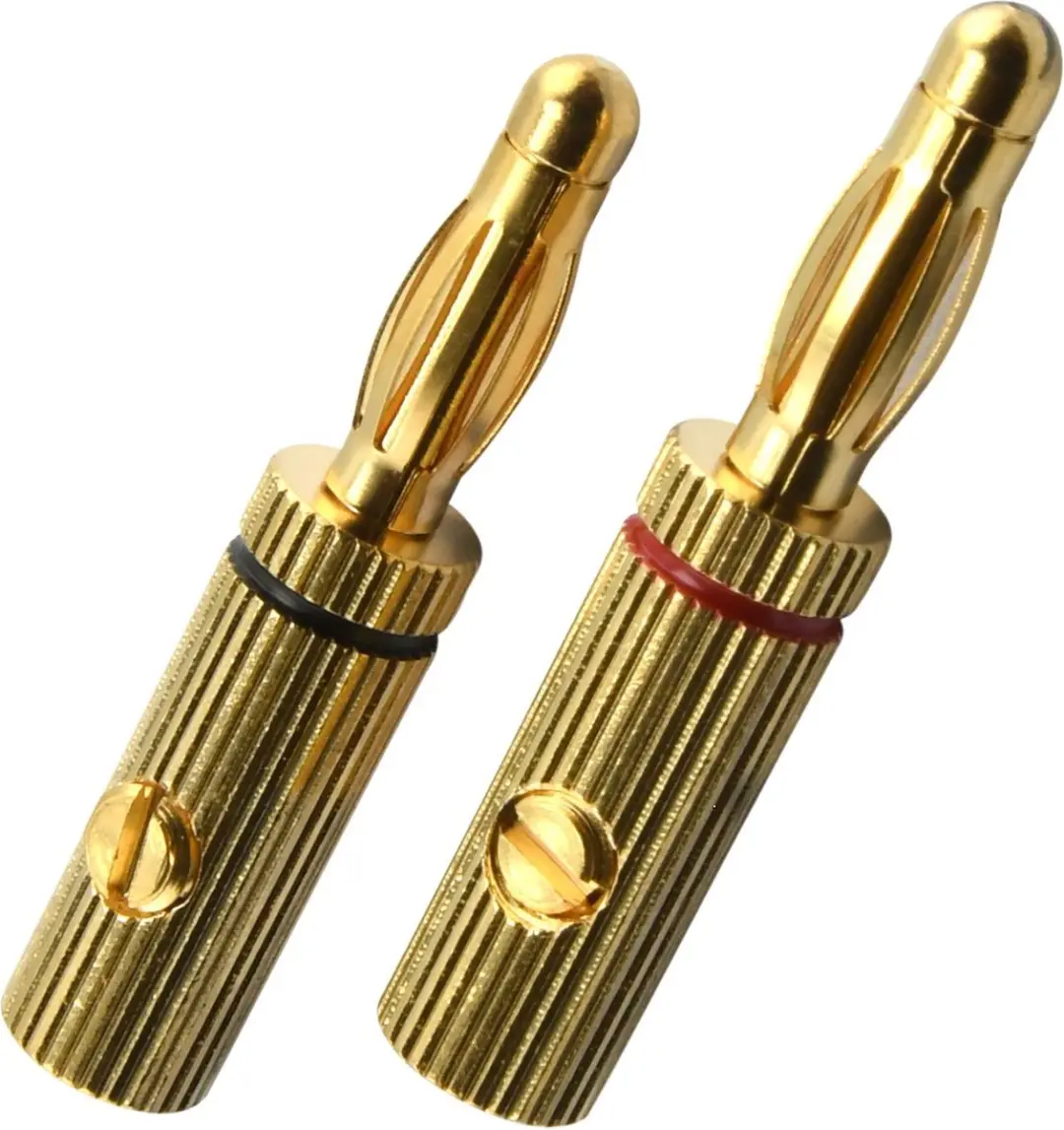 Oehlbach Banana Pin B3 Banaanstekker - Goud