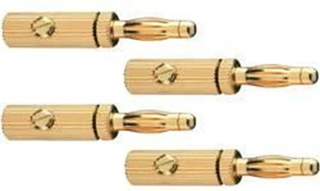 Oehlbach Banana Pin B3 Banaanstekker - Goud - afbeelding 6 van 6