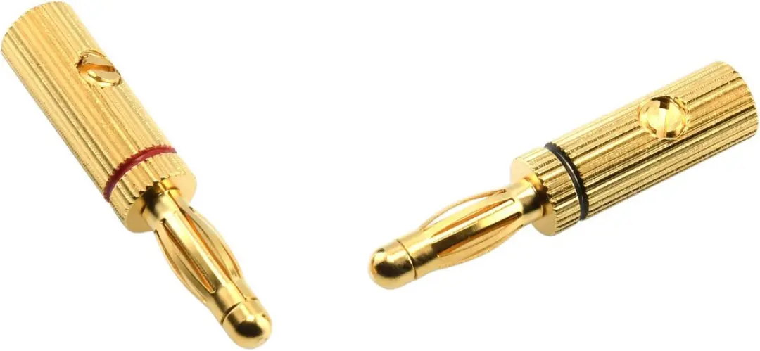 Oehlbach Banana Pin B3 Banaanstekker - Goud