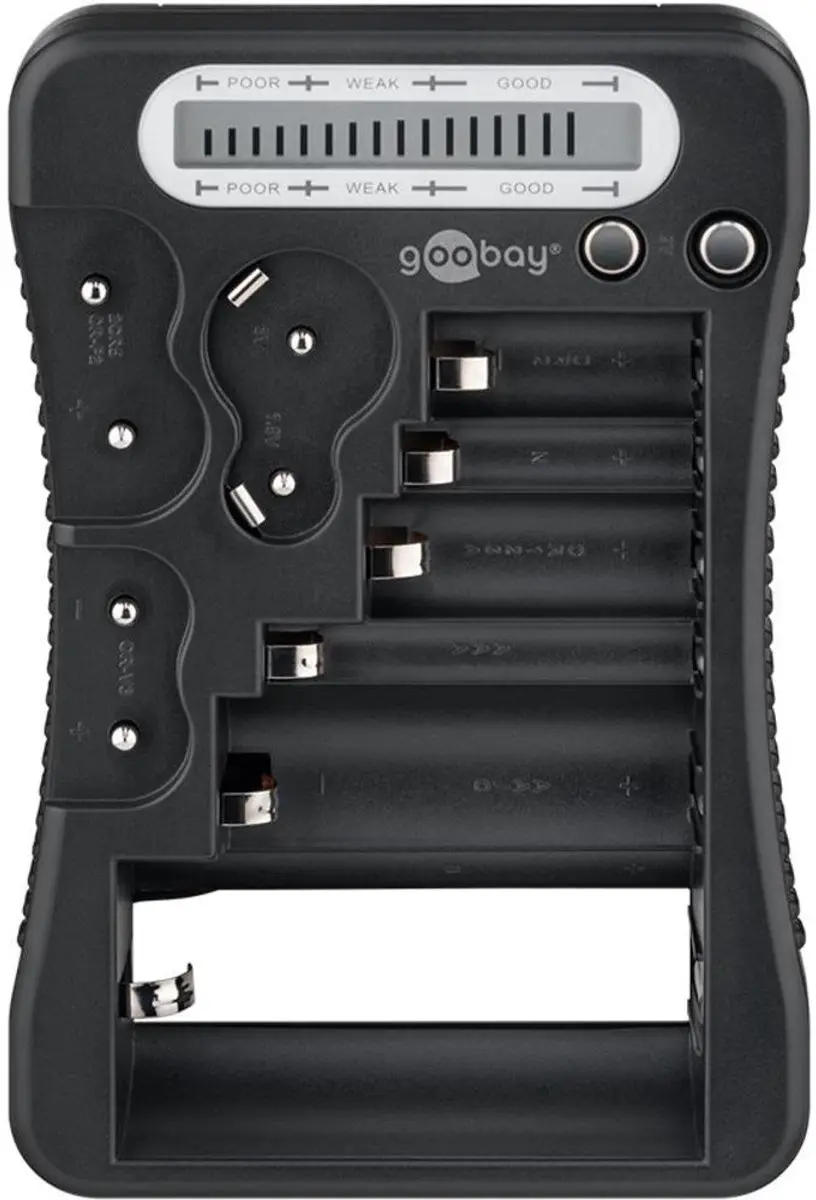 Goobay Batterijentester met LCD-display